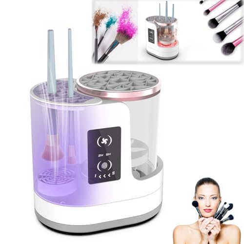 POVVFRTY Limpiador de brochas de Maquillaje