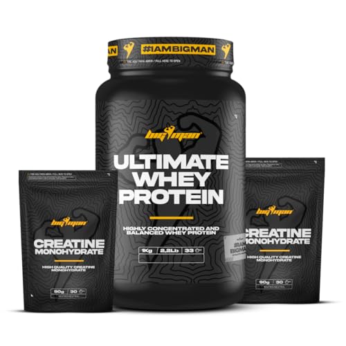 Pack BigMan Ultimate Whey Protein 1 kg + Creatina