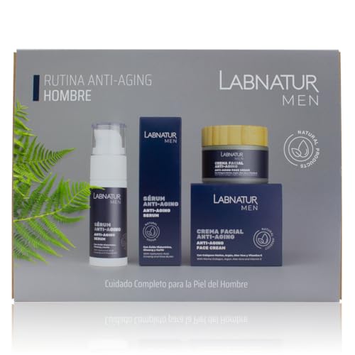 Pack Rutina Anti-Aging Hombre Labnatur Men. Ácido