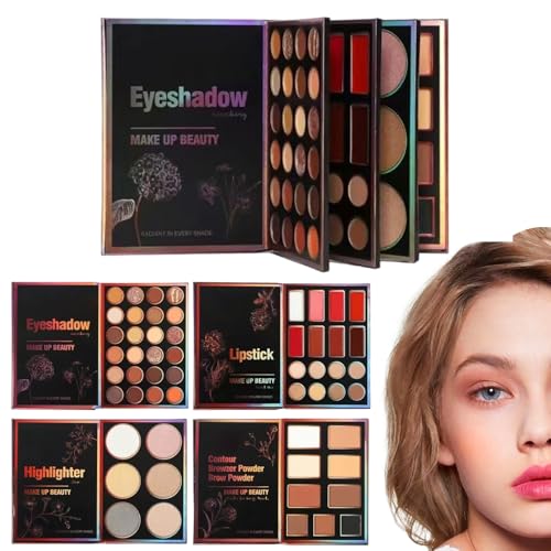 Paletas De Sombras | 55 Colores Corrector Mate |