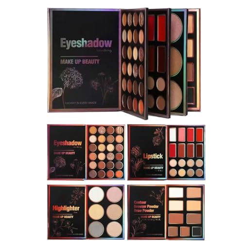 Paletas De Sombras,55 Colores en Polvo Mate |