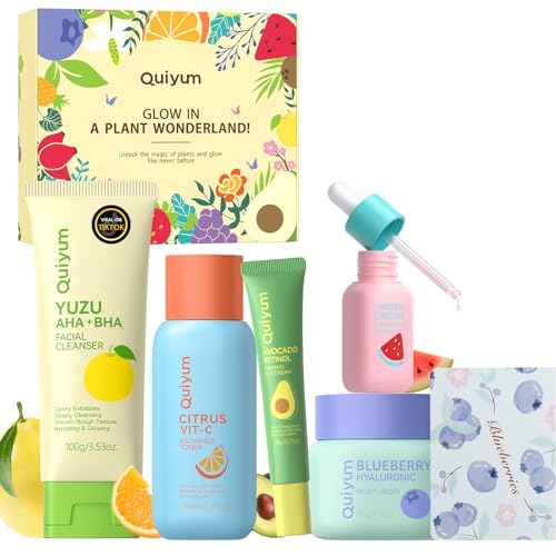 QUIYUM Set Cuidado de la Piel,Set de 5 Piezas para