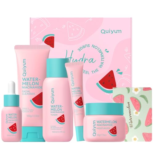 QUIYUM Set de Cuidado de la Piel con Niacinamida y