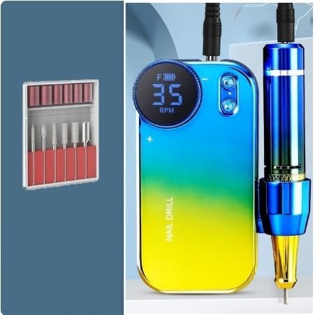 RUHEN Taladro de uñas eléctrico Máquina de Taladro