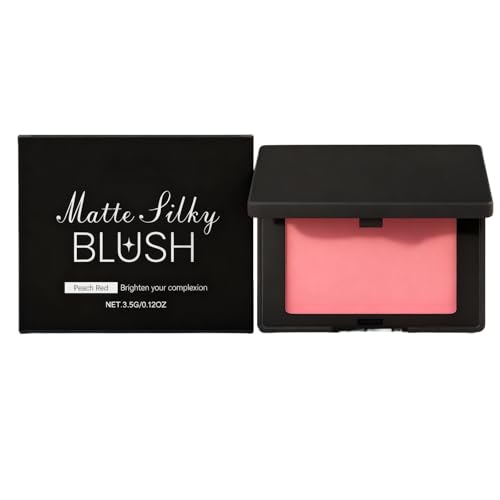 Rubor mate para rostro, un rubor rosa melocotón de