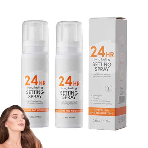 Spray de fijación hidratante para maquillaje, 2 x