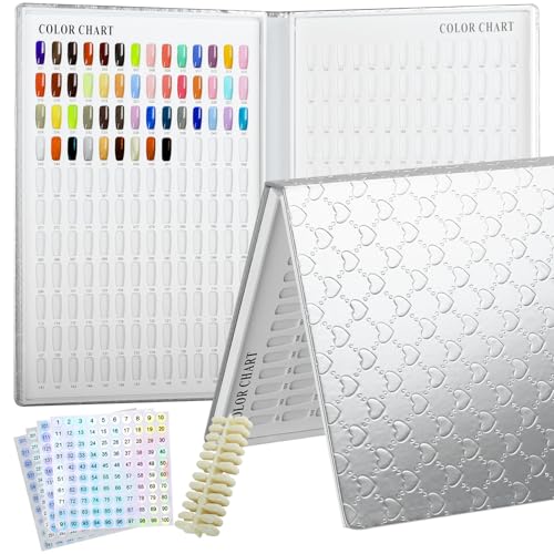 Vnjaoi 308 Colores Para Exhibición de Uñas - Libro