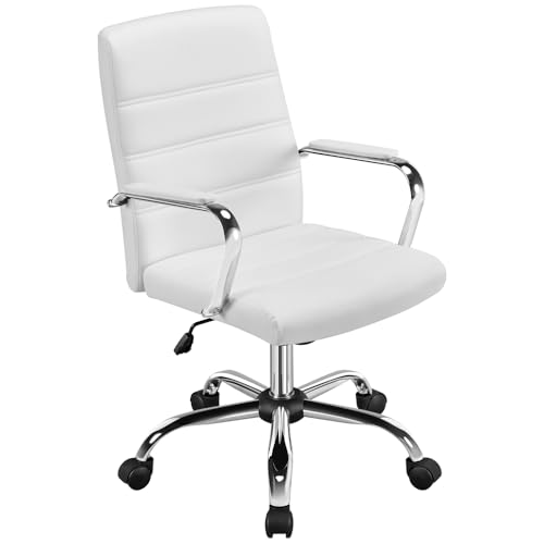 Yaheetech Silla Giratoria de Oficina Sillón de