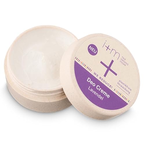 i+m - Crema desodorante de lavanda 30 ml, crema de