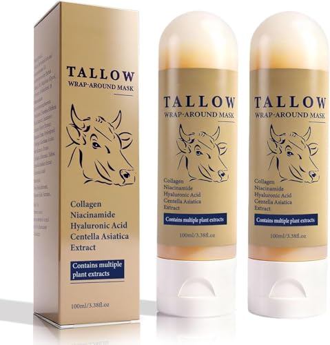 Mascarilla facial peel-off de sebo de res, bálsamo