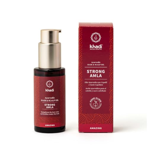 Aceite capilar khadi STRONG AMLA - previene la