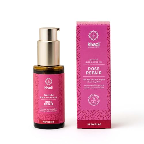 Aceite capilar ROSE REPAIR de khadi - regeneración