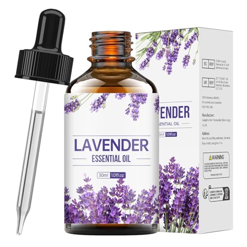 Aceite Esencial de Lavanda 30ML, 100% Lavanda