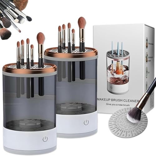 Beauty Swirl - Limpiador de brochas cosméticas,