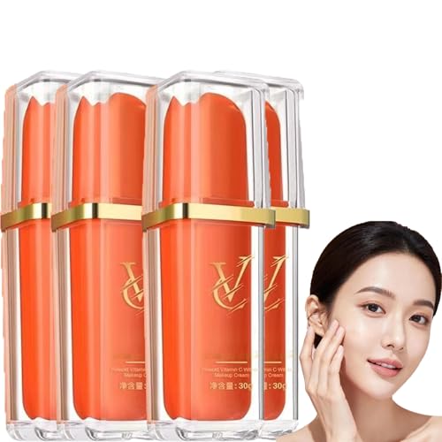 Crema de maquillaje japonesa con vitamina C