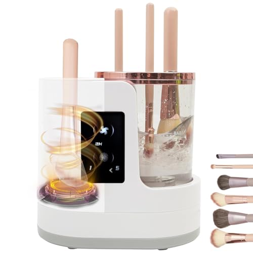 Máquina limpiadora de brochas de maquillaje