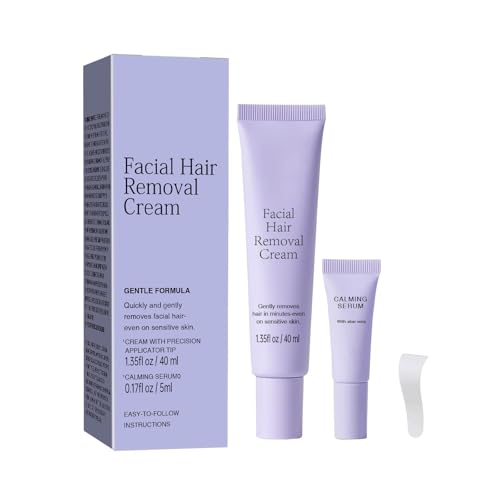 Hidratología de depilación facial, crema de