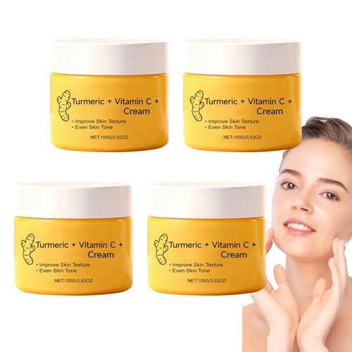 Crema corporal de cúrcuma con vitamina C, loción
