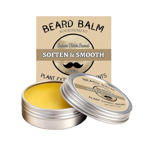 Crema para barba, 60 g, acondicionador de barba