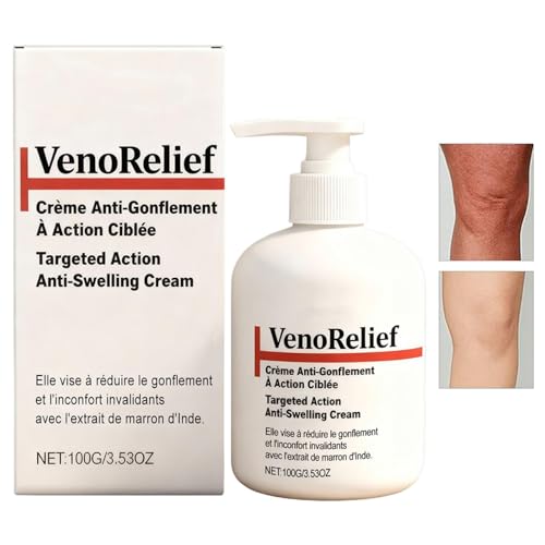 Crema para Piernas y Pies, Alivio de Venas, Crema