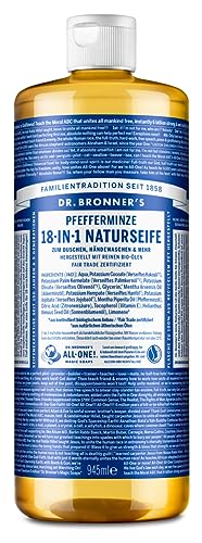 Dr. Bronner's | Jabón natural de menta 18 en 1,
