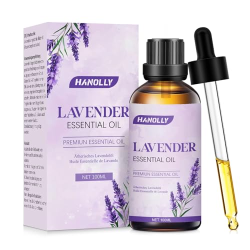 HANOLLY Aceite Esencial Lavanda 100ml, Aceites