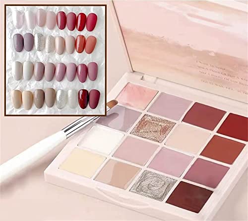 Hikaka, Paleta de pegamento sólido de 16 colores,