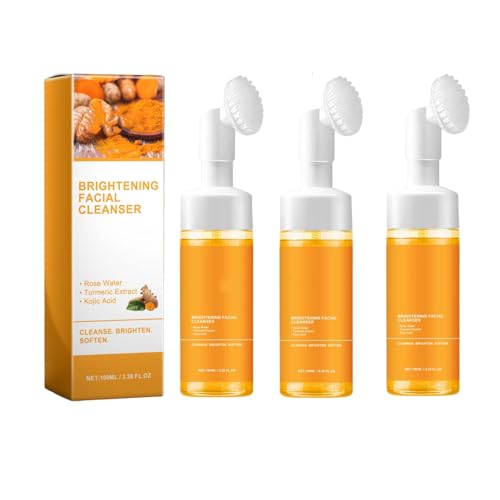 JabóN Facial De CúRcuma, Espuma Limpiadora Facial