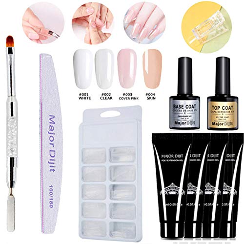 Kit de 4 colores de gel de uñas de gel de base y