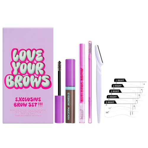 Kustimantu Kit de lápiz de cejas, Kit de