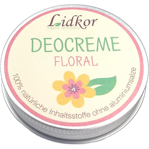 LIDKOR Desodorante Crema Floral 50ml - Desodorante