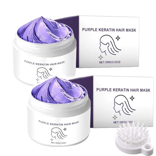 Mascarilla Capilar de Keratina Morada Detroitrain,