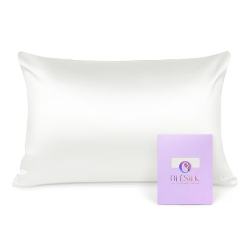 OLESILK 100% Mulbery Silk Pillowcase with Hidden