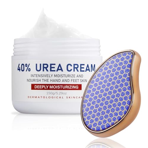 OUKEYA Crema Urea al 40% con Lima Pies, Crema Pies