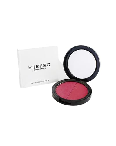 Duo colorete e iluminador. Paleta colorete e