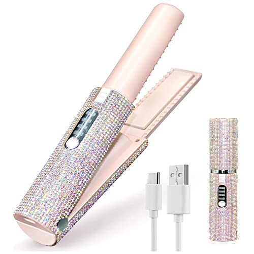 Pqahffowr 2-en-1 Eléctrico USB Cepillo para alisar
