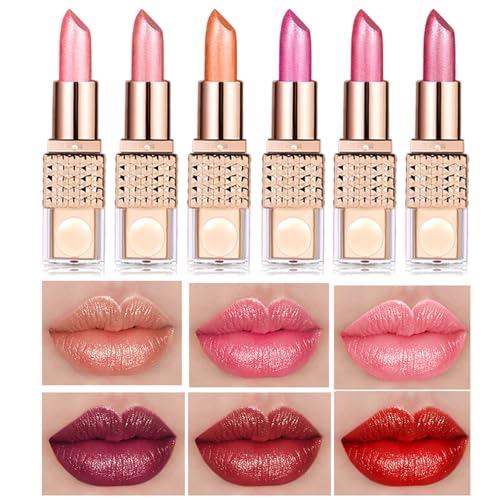 Set De Lápiz Labial Shimmer: Bálsamo De Labios Con