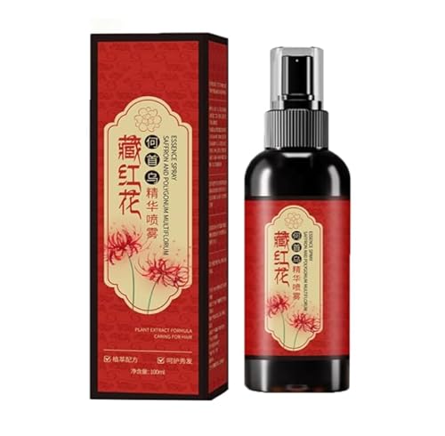 Spray de esencia de azafrán, sérum capilar con