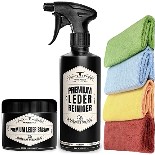 URBAN Forest - Set de limpieza para cuero (500 ml,