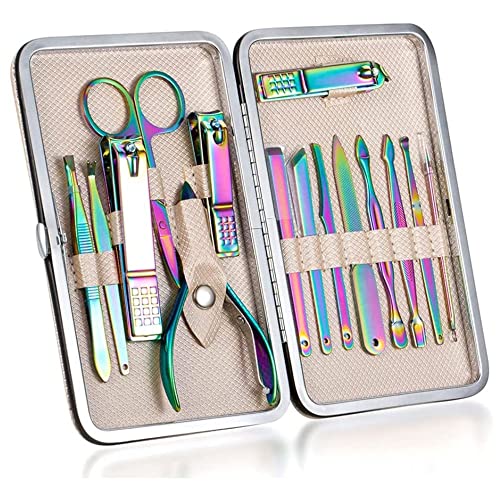 XIXIDIAN Set de manicura Clippers de uñas Kit de