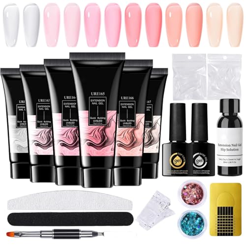 Xijobido Kit de Gel de Uñas - Set de Gel