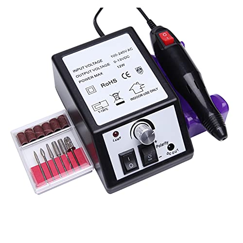 ZGYOZMNG Taladro de uñas eléctrico de 20000 RPM,