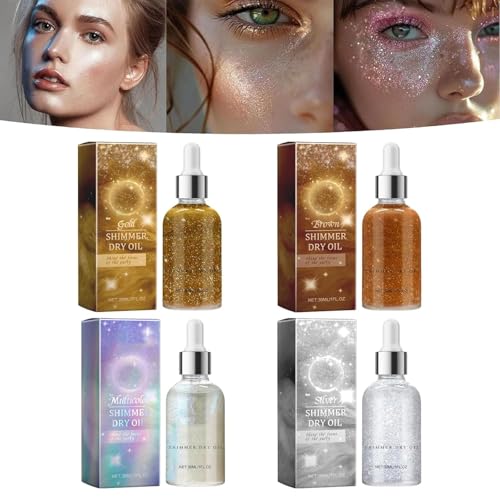 Aceite Seco Brillante Corporal, Loción Brillante