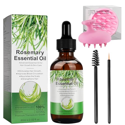 Aceite de Romero Para el Cabello con Peine de