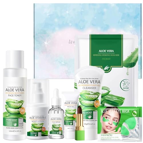 Aloe Vera Skincare Kit, Pack Hidratante para la