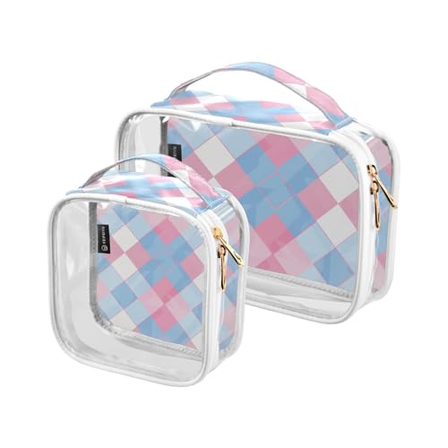 Amooorous Juego de 2 bolsas de maquillaje