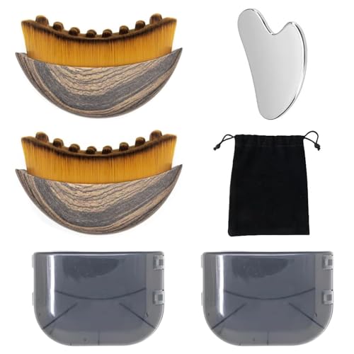 BRTNUP Cepillo de drenaje linfático para cara,