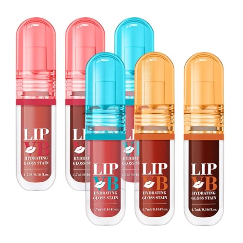 Brillo Labial Hidratante | 6 Piezas Tinte Labial