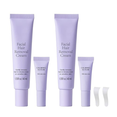 Hidratología de depilación facial, crema de