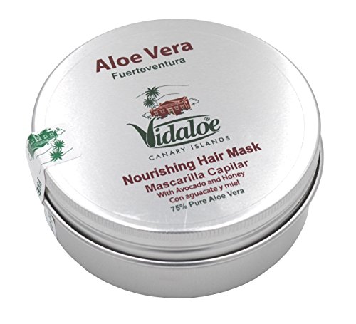 Mascarilla para el pelo con aloe vera, aguacate y